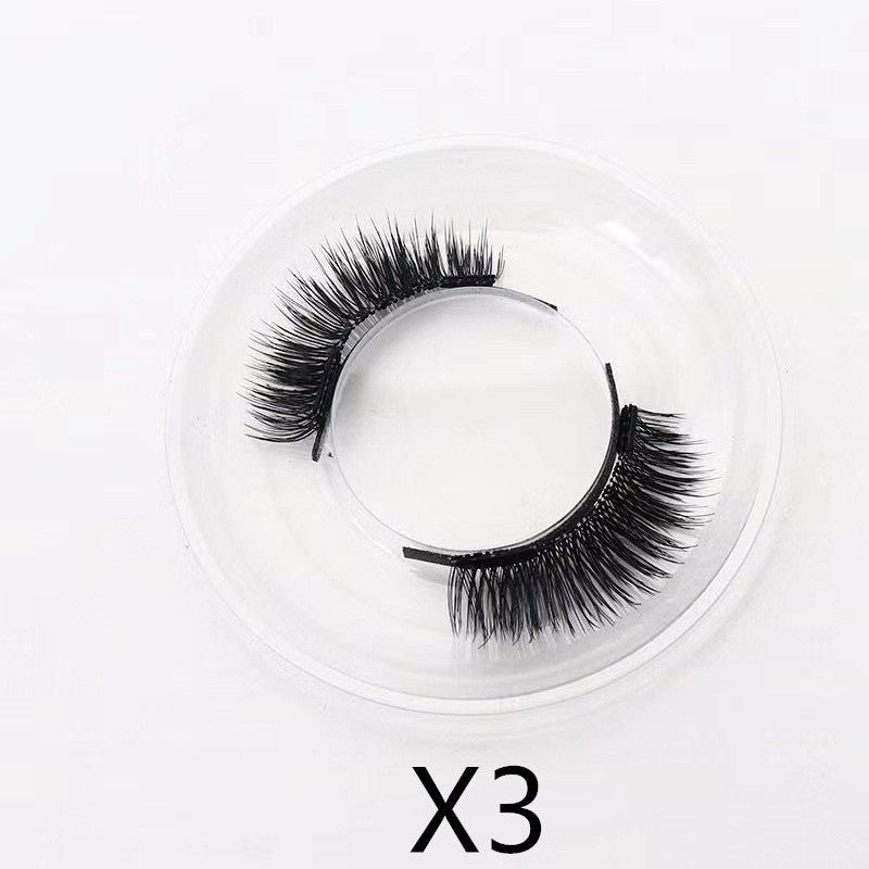 Reusable Magnetic Self-Adhesive Eyelashes No Eyeliner or Glue Needed False Lashes Stable and Easy to Put on Natural Look and Waterproof Fake Eyelashes