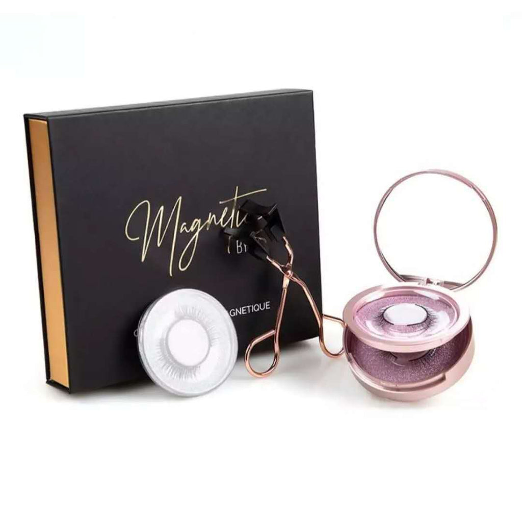 Reusable Magnetic Self-Adhesive Eyelashes No Eyeliner or Glue Needed False Lashes Stable and Easy to Put on Natural Look and Waterproof Fake Eyelashes